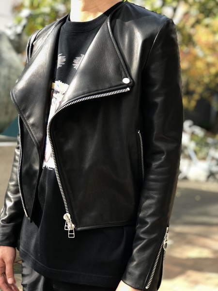 【banal chic bizarre】LEATHER RIDERS JACKET
