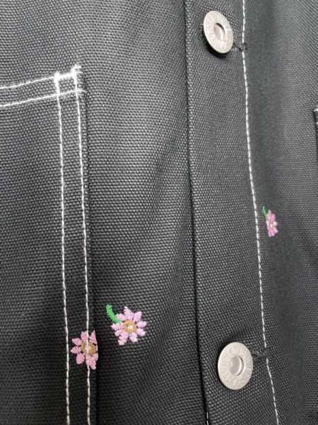 NON TOKYO(ノントーキョー) FLOWER EMBROIDERY COVERALL