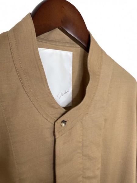 HAKUSI(ハクシ) Half collar shirt coat