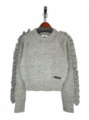 NON TOKYO(ノントーキョー) RUFFLED SLEEVE KNIT