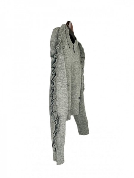 NON TOKYO(ノントーキョー) RUFFLED SLEEVE KNIT