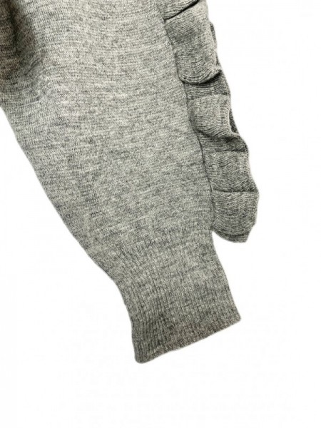 NON TOKYO(ノントーキョー) RUFFLED SLEEVE KNIT