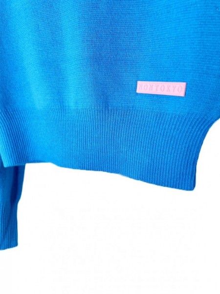 NON TOKYO(ノントーキョー) RUFFLED SLEEVE KNIT