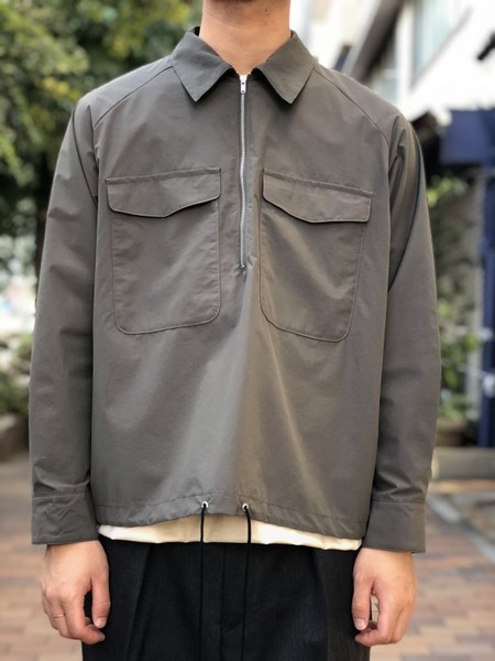 【UMBER】Nylon pullover shirt