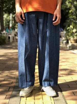 【banal chic bizarre】 Two-tone 3TAC Wide pants