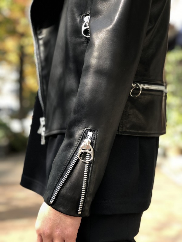 banal chic bizarre】LEATHER RIDERS JACKET | Taking a lesson from