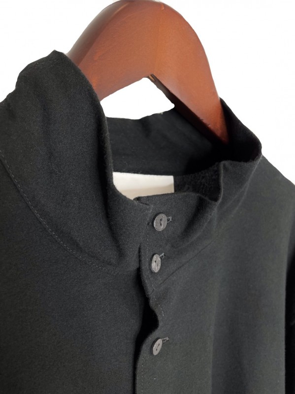HAKUSI(ハクシ) LONG PULLOVER SHIRT | Taking a lesson from